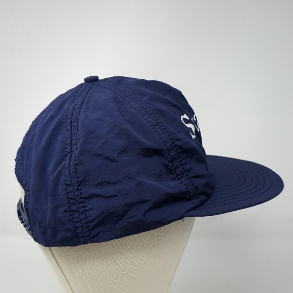 State Farm Snapback Hat Solid Blue One Size Adjustable Outdoor USA Vintage - Picture 5 of 9